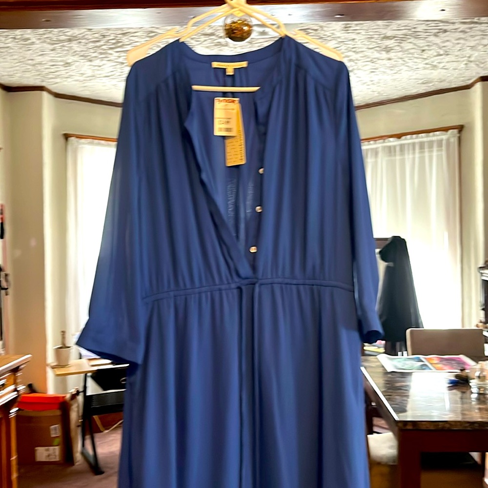 Blue short dress XL brand new w tags